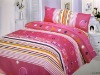 printed colorful quilt cover bed set
