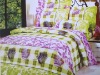 printed colorful quilt cover bed set