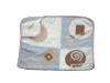 printed coral fleece baby blanket