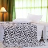 printed coral fleece blanket