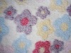 printed coral fleece fabric