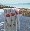 printed cotton bath towels velour