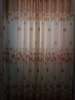 printed floral living room decoration  window loop curtain