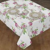 printed flower table cloth