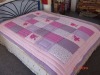 printed kids bedding set pink