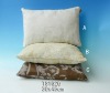 printed linen pillow