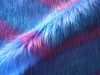 printed long pile artificial fur