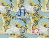 printed lycra nylon swimwear fabric