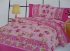 printed mulberry silk bedding set/100% silk flower bedding set/home textile