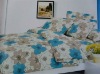 printed mulberry silk bedding set/100% silk flower bedding set/home use textile