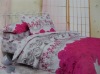 printed mulberry silk bedding set/wedding use silk bedding set/home textile