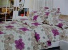 printed mulberry silk comforter set/100% silk flower comforter set