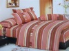 printed mulberry silk comforter set/100% silk stripe comforter set