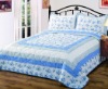 printed patchwork bedspread set