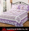 printed patchwork bedspread set