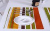 printed place mat for western style food