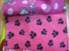 printed polar fleece fabric