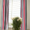 printed polyester pleated window curtain (OYHG-P042)