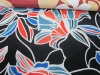 printed poolyester peach skin fabric