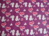 printed pu waterproof  fabric