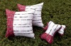 printed pure cotton fabric romantic and Streak room pillows