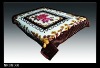 printed raschel blanket
