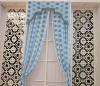 printed sheer fabric for curtain