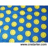 printed smile soft polar fleece baby blanket