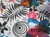 printed spandex fabric 95 cotton/5 spandex