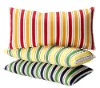 printed striped cotton cushion and pillow(oyhgc087)