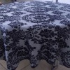 printed table linens with good quality satin grond