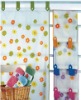 printed voile curtain