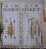 printed window curtain