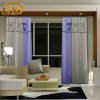 printed window living room recycle cotton curtain