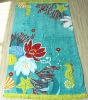 printing and jaquard beach towel