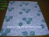 printing coral hemmed edges  blanket