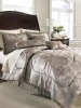 promotion items 7pcs jacquard comforter bedding set