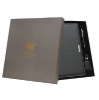 promotional leather product square gift boxes with lid - notebook case