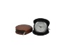 pu leather travel table clock