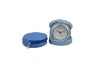 pu leather travel table clock