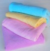 pure color coral fleece fabric