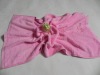 pure cotton pink pillow towel