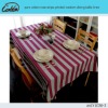 pure cotton rose stripe printed western dining table linen