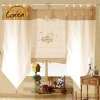 pure linen joint printed cute long tablecloth