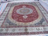 pure silk carpet qum