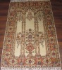 pure silk hand knotted carpet