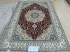 pure silk rectangler carpet 5X8 foot