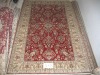 pure silk rectangler carpet 5X8 foot