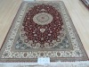 pure silk rectangler carpet 5X8 foot