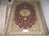 pure silk rectangler carpet 5X8 foot